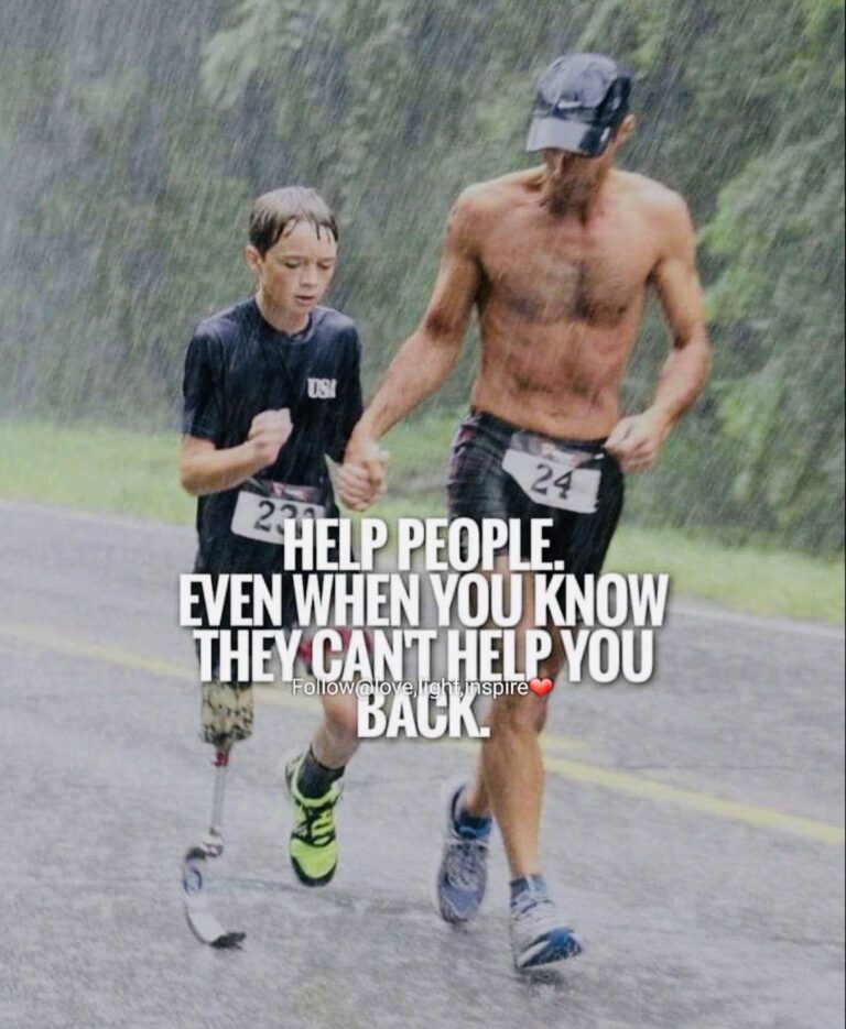 Help someone today